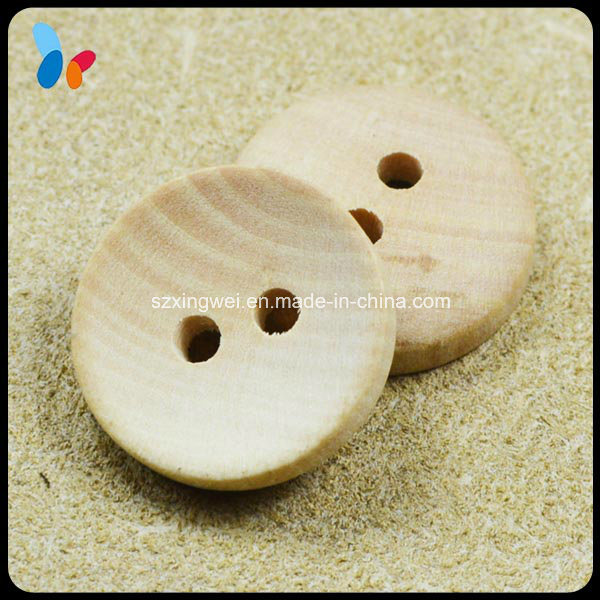 Nature Wood Garment Button with 2 Holes