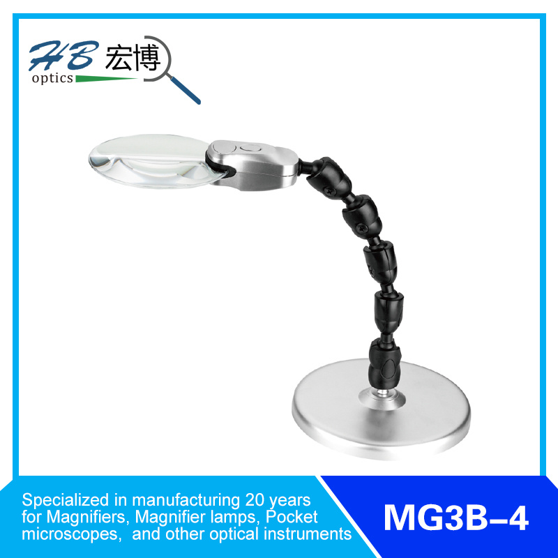 Table Stand LED Magnifier Reading Glass