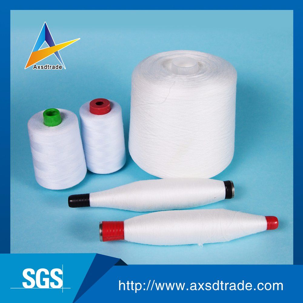 Colorful High Tenacity 20/2, 30s/2, 40s/2 Polyester knitting Yarn for Sewing