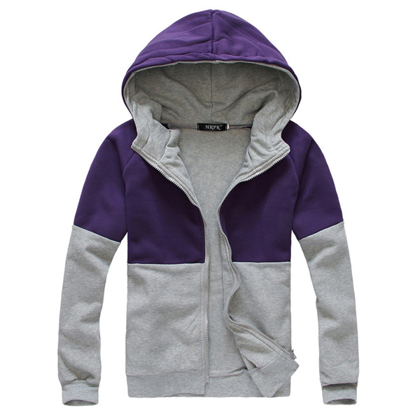 Manufacturer Custom Man Hoody with Ykk Zipper