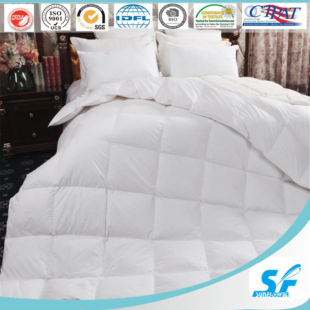 Soft Warm White Duck Down Duvets for Winter