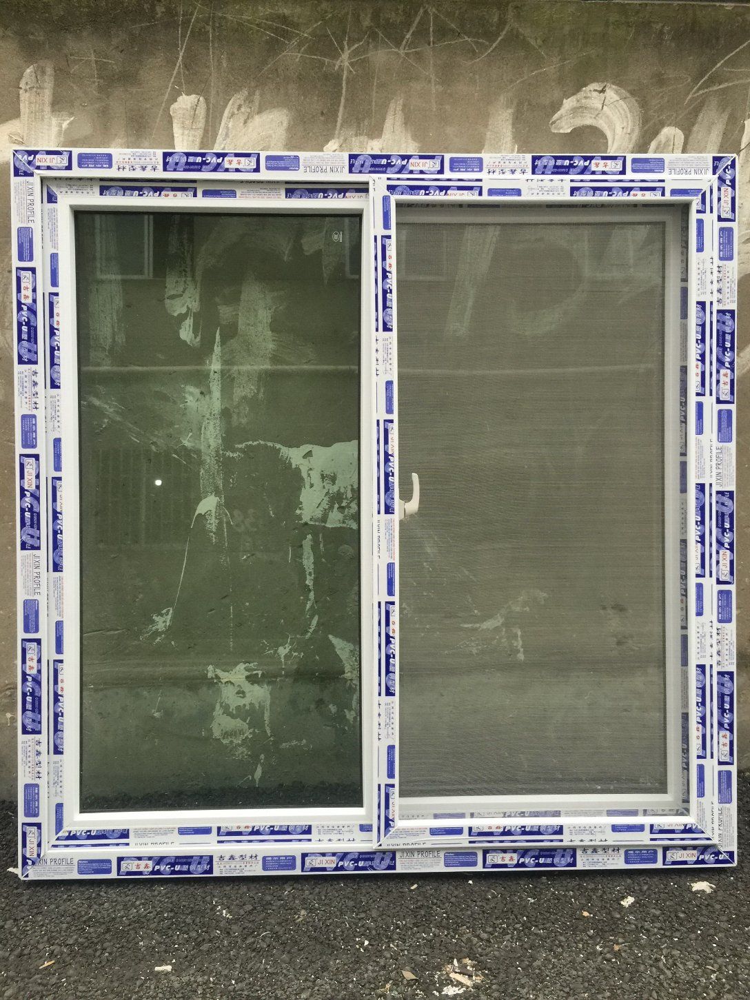 PVC/UPVC Sliding Window with Screen Net, Popular Window