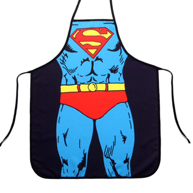 Customized Logo Superman Non Woven Apron with Good Price