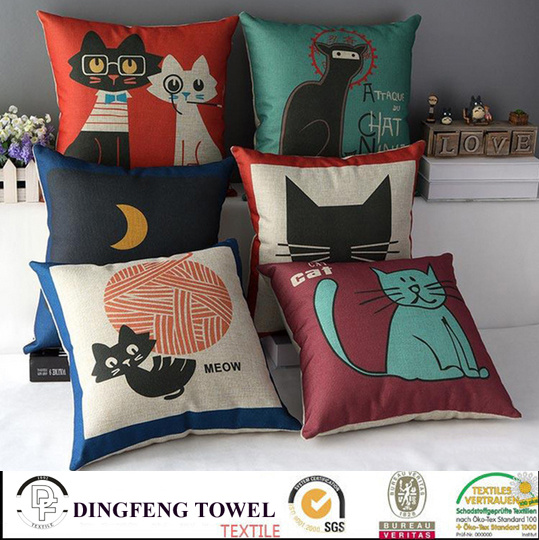 2016 New Design Digital Printed Cushion Cover Df-9819