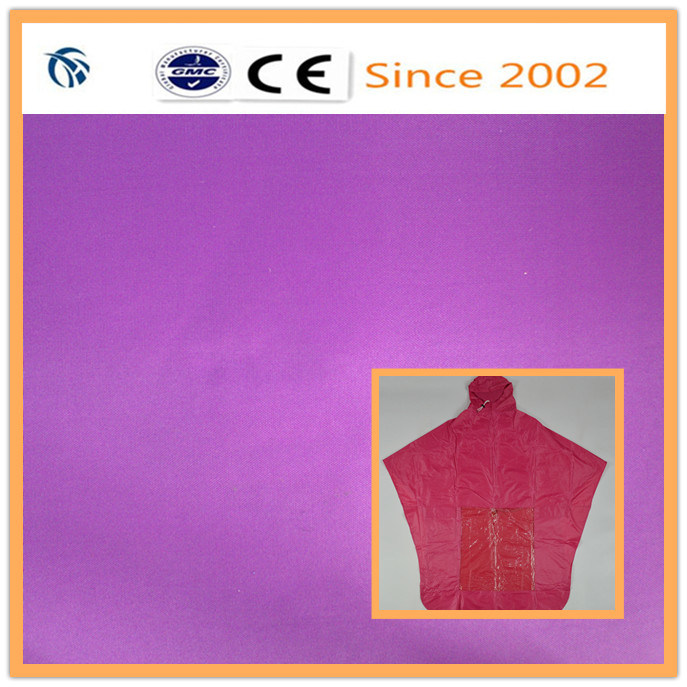 190t Taffeta with PVC Coated for Electric Cars Double Raincoat
