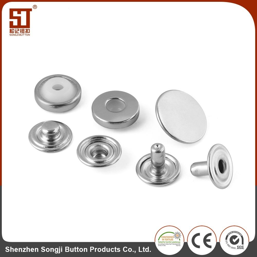 Custom OEM Monocolor Individual Metal Snap Button for Bags