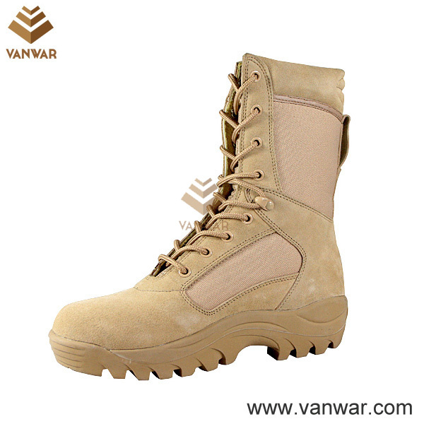 Suede Military Desert Boots with Padded Collar (WDB017)