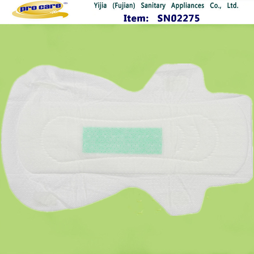 Anion Super Absorption for Ultra Long Term Night Protection Sanitary Pad