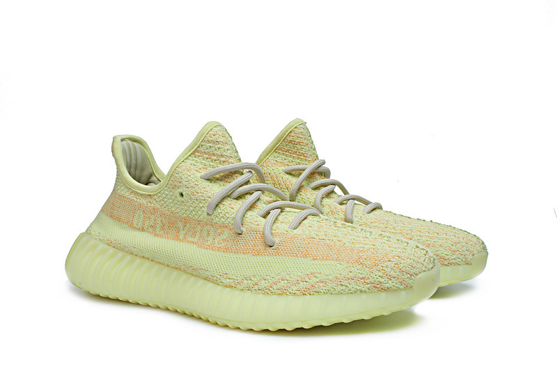 Fluorescent Green Color Sply-350 of Yeezy 350 Boost V2 Sports Shoes