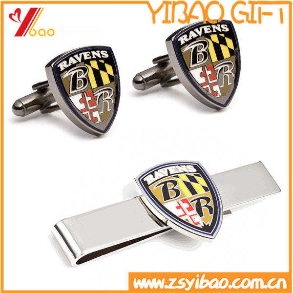 Custom Logo Gold Cufflink for Promotion Gift (YB-LY-TC-01)