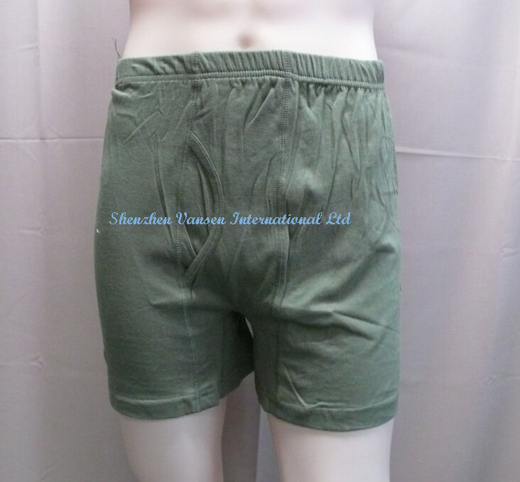 Men's Boxer Brief in Olive Green (V3201)