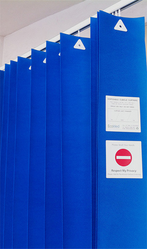 Polypropylene Non Woven Fabric Hospital Cubicle Disposable Curtains