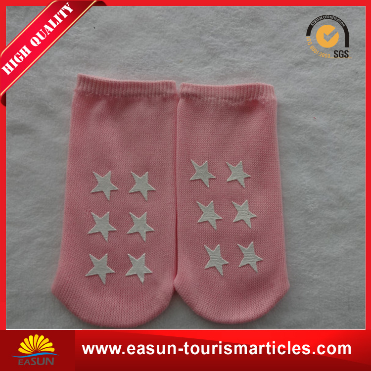 Disposable Anti Slip 100% Cotton Sock