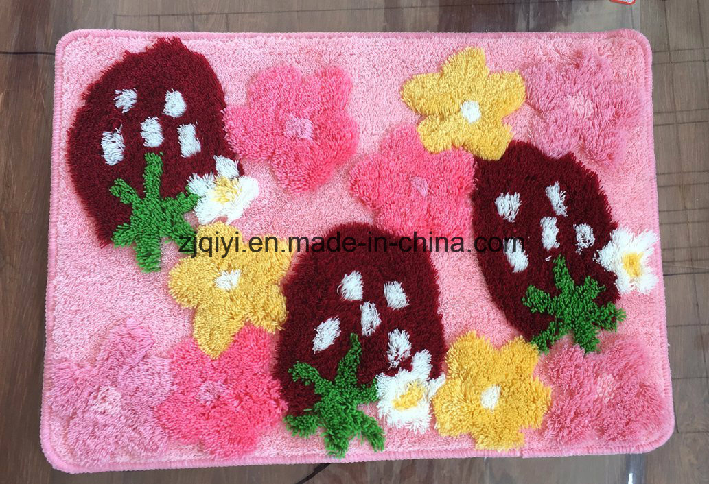 Machine Washable Polyester Flower Carpets