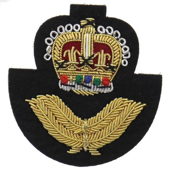 Handmade Embroidery Emblem with Spring Wire