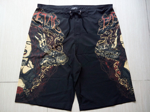 Fixed Position Transfer Print Swimming Trunks