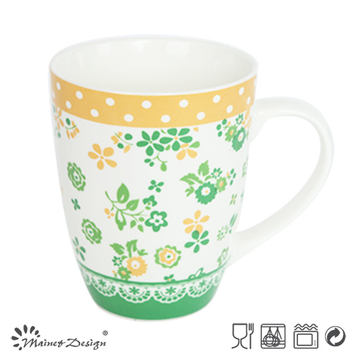 Colorful Simple Nice New Bone China 12oz Mug