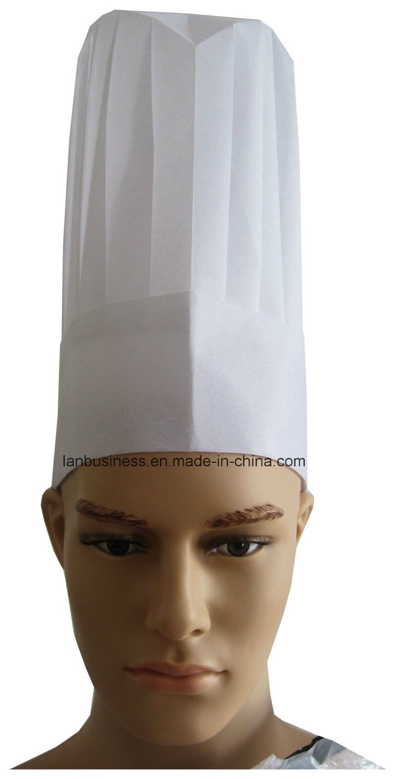 60GSM Top-Round Nonwoven Chef Cap