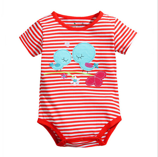Newest Cheap Customize Unisex Lovely Soft Cotton Comfortable Baby Romper