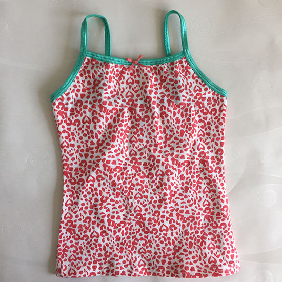 Customize High Quality Vest Cheap Little Girl Singlet