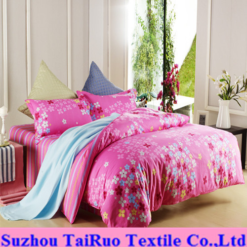 Disperse Print Bedsheet Set of 100% Poly Pongee Fabric