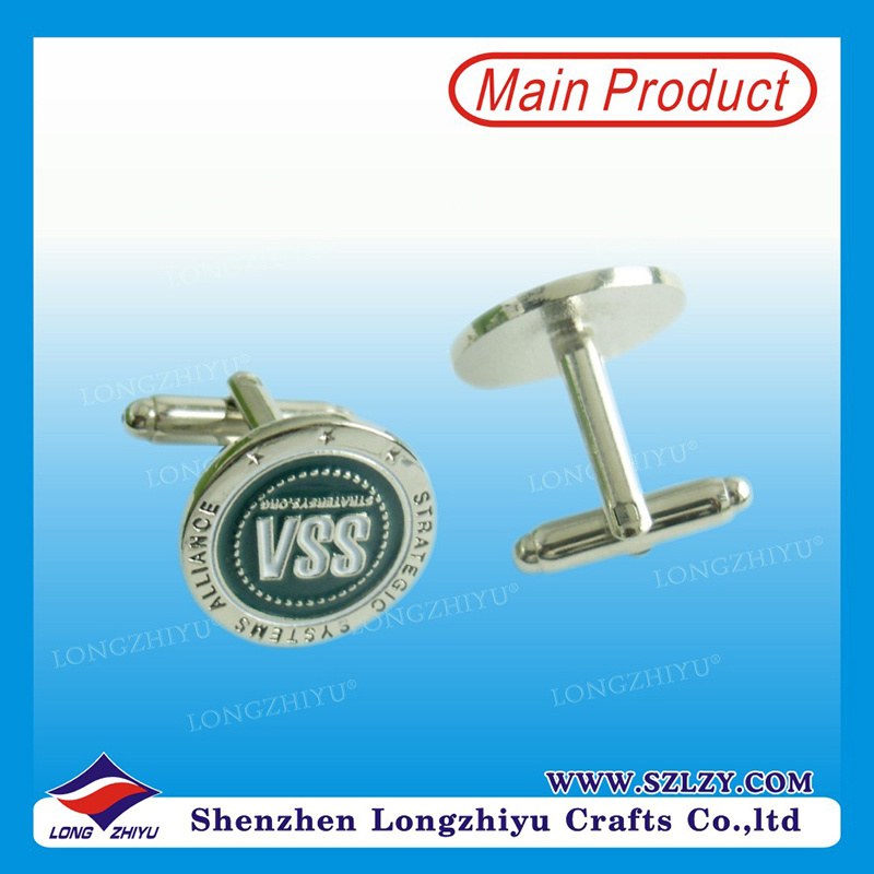 High Quality Custom Metal Souvenir Cufflinks for Men