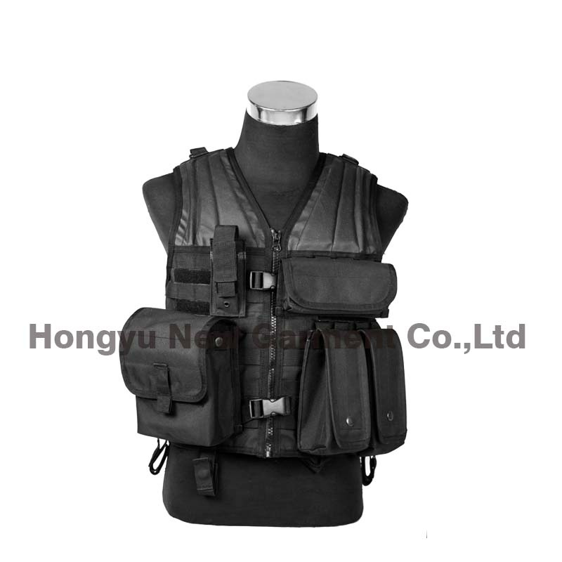 Army Military Paintball Combat Soft Tactical Safety Camping Vest (HY-V059)