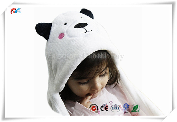 Baby Boys' or Baby Girls' Hooded Cuddly Puppy Animal Blanket
