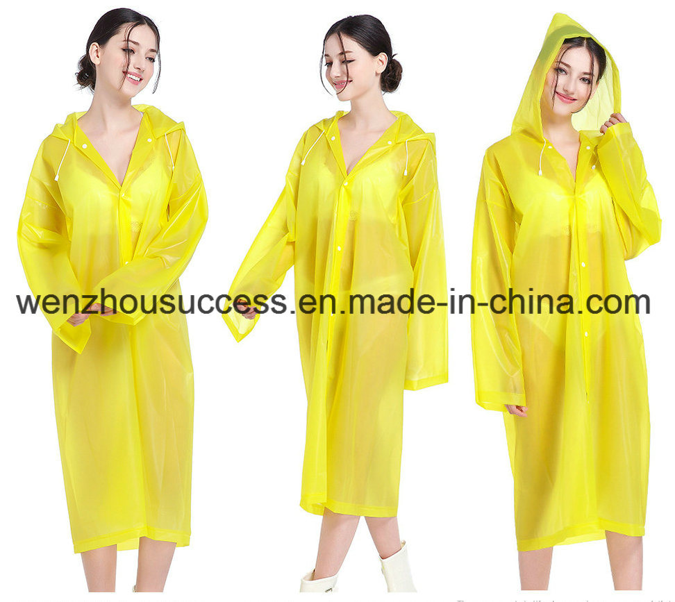 Breathable Raincoat/Waterproof Rainsuit Plastic Rain Poncho