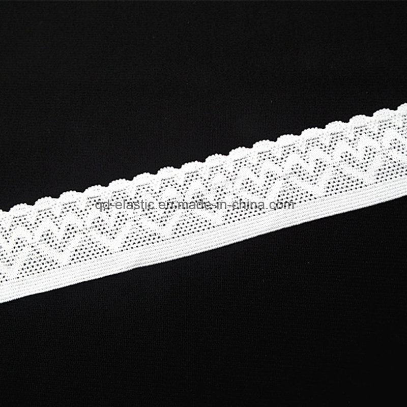 Scalloped Edge Heart Pattern Breathable Lace Elastic for Panty Waistband