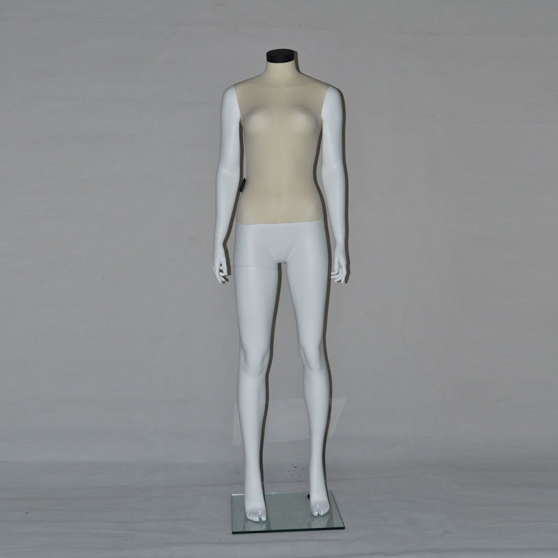 Velvet Wrapped Headless Women Mannequin for Sportwear Display