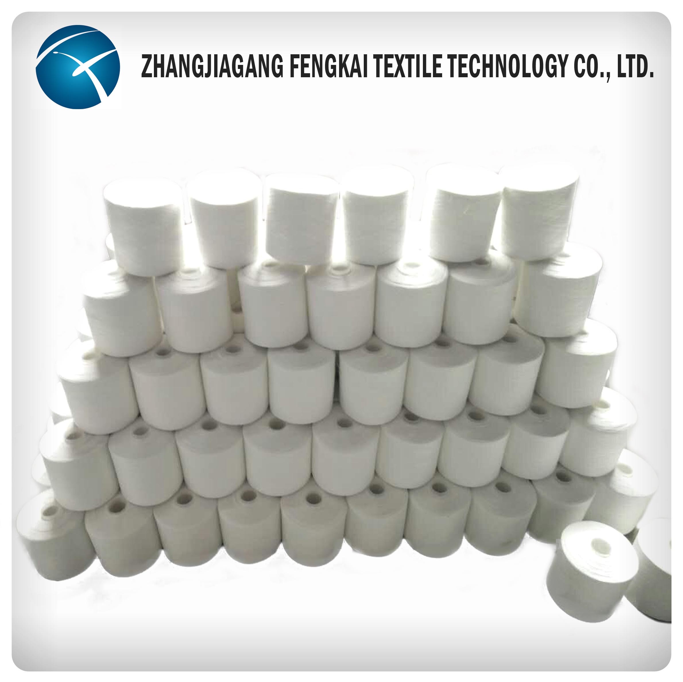 Raw White Polyester Sewing Thread