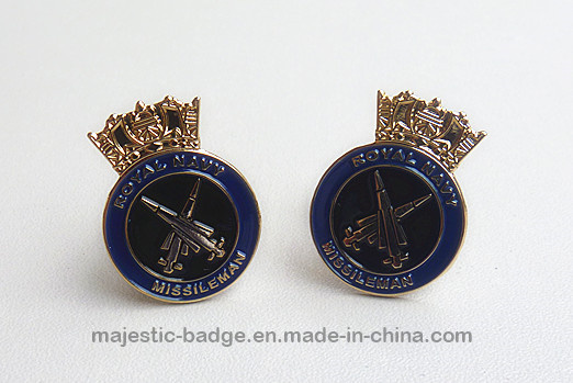 3D Navy Cuff Link Hz1001f016