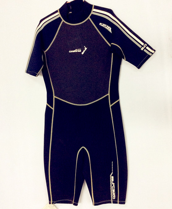 Short Neoprene Surfing Wetsuit with Nylon Fabric (HX15S68)