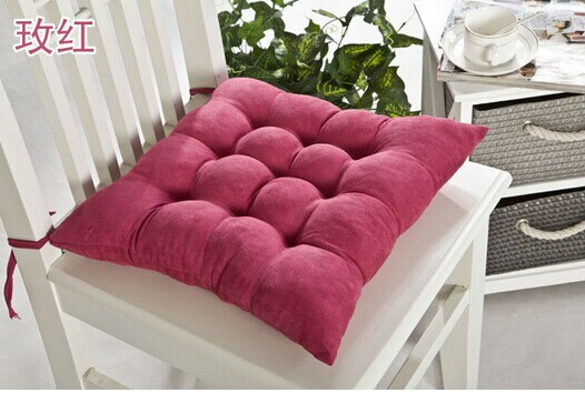 Polyester Suede Chair Cushion with Handage