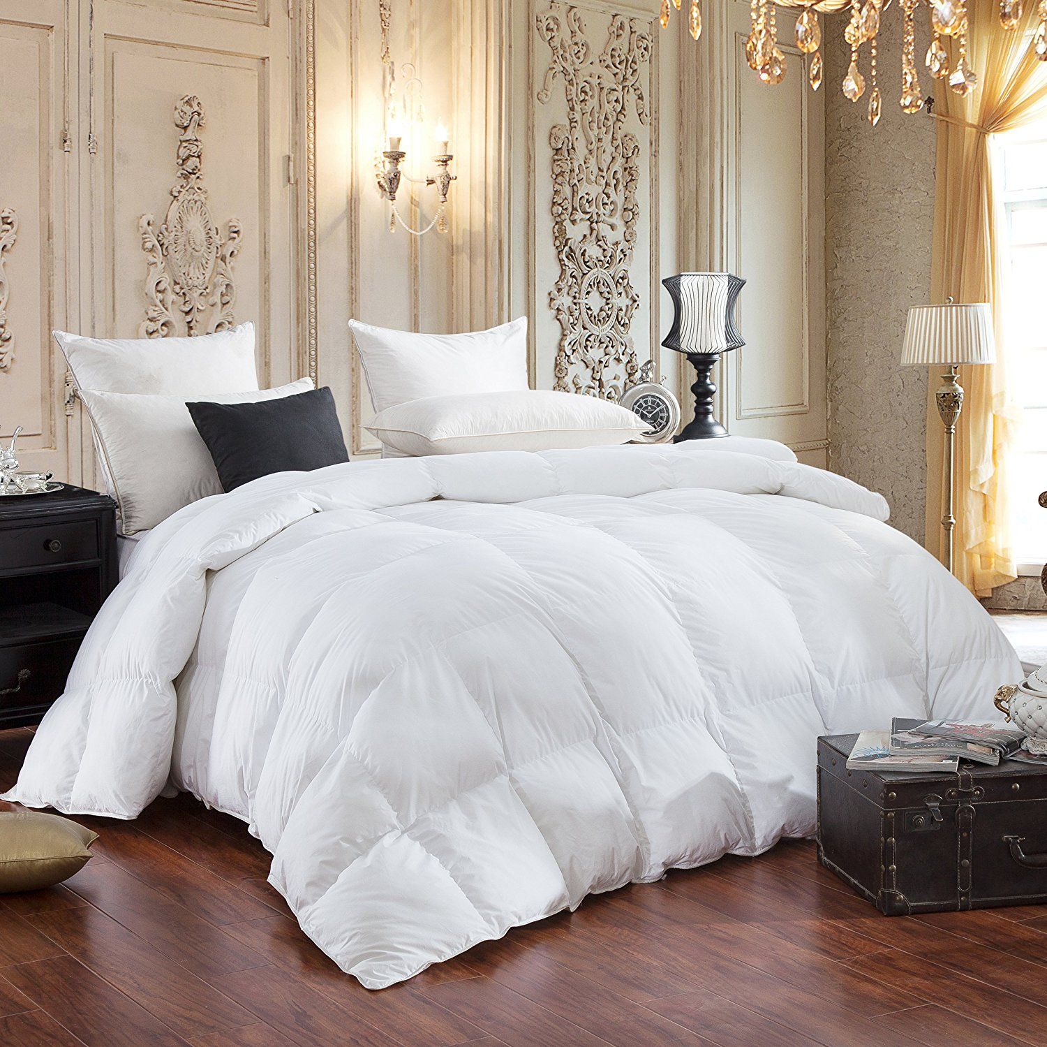 Pure White Goose Down Comforter