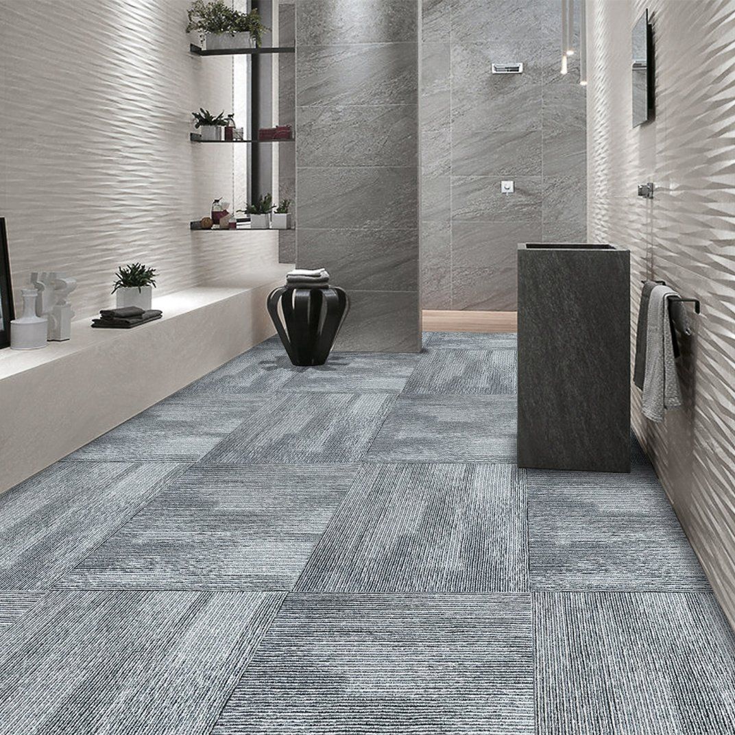 Melborne -1/12 Gauge Office Carpet Tile with Bitumen Back