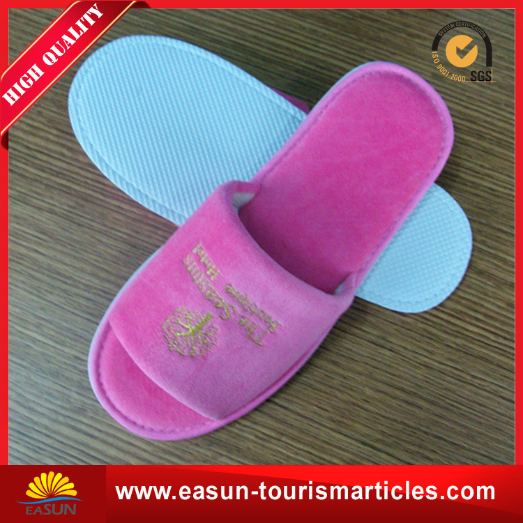 Disposable Slippers Open Toe Hotel Slipper Folding Travel Slippers