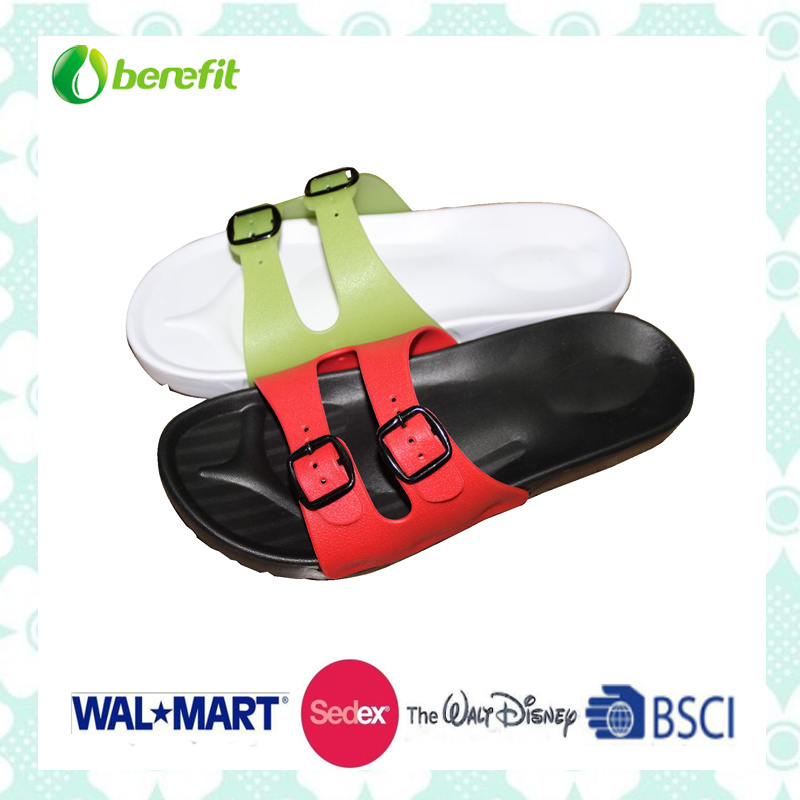 Men's Slippers with PVC Straps, Soft Wear Feeling