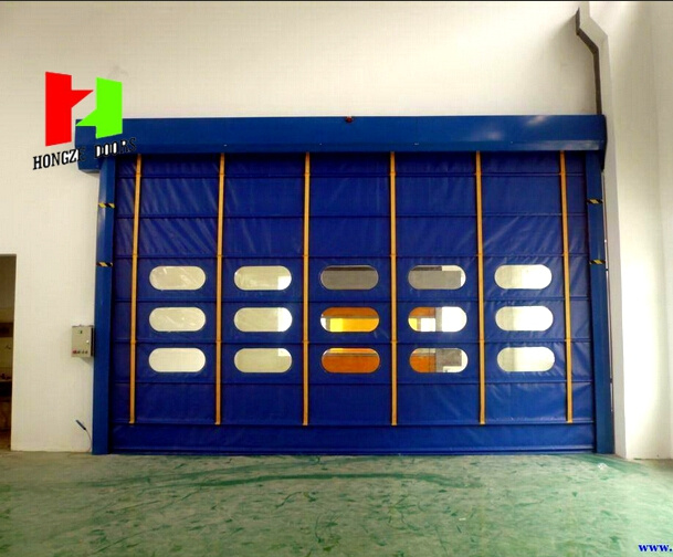 Flexible Stacking Door High Speed Steel Flex Door Rapid Roller Shutter (Hz-020)