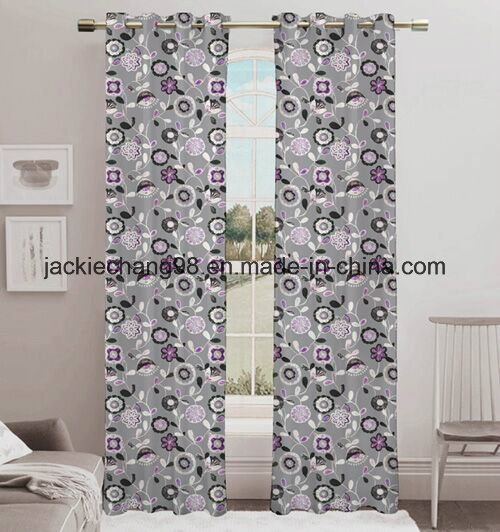 Printed Blackout Curtain Window Panel