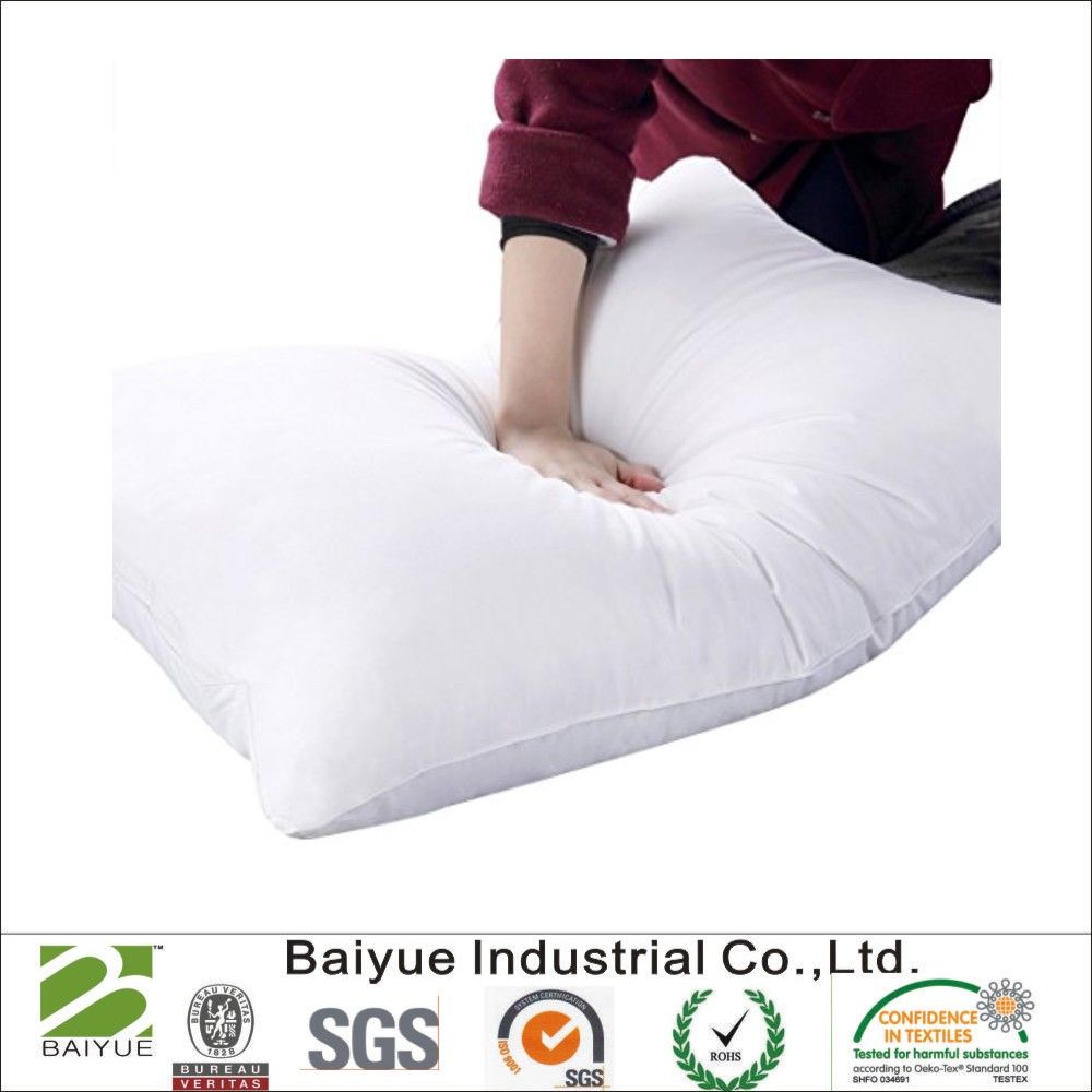 100% Cotton Fabric with Microfiber Filling Factory Price Pillow Insert