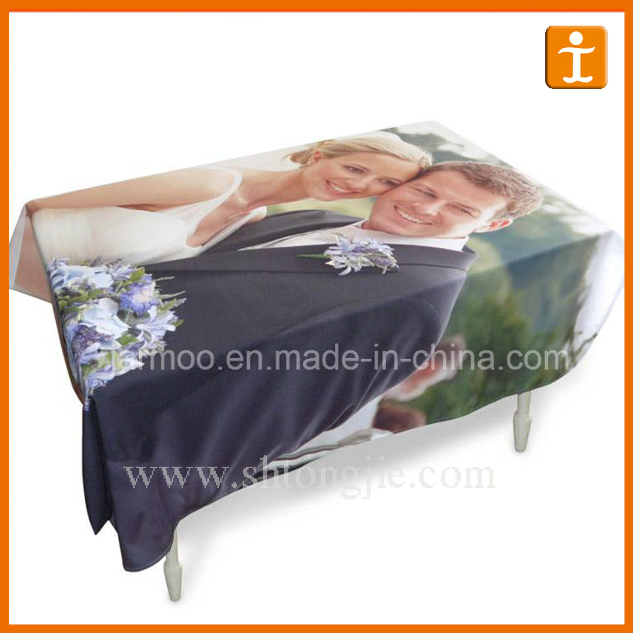 Free Design Custom Advertising Printed Table Cloth