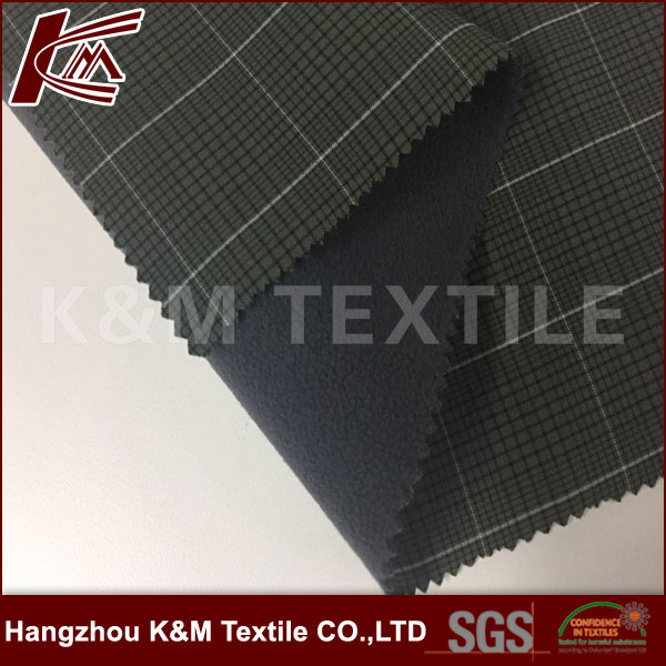 100% Polyester Yard Dyed Softshell Fabric Micro Fleece