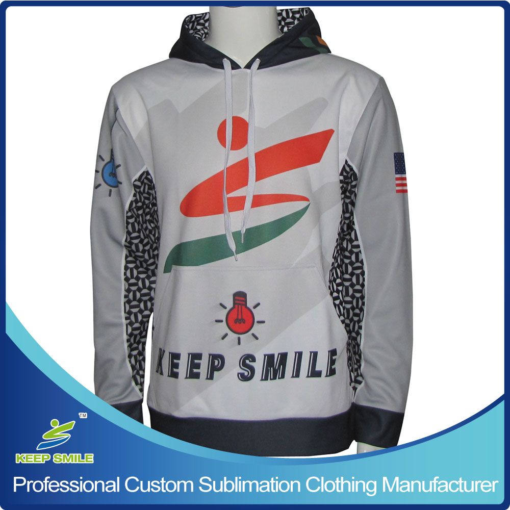 Custom Designed Full Sublimation Premium Pullover Hooded Sweater