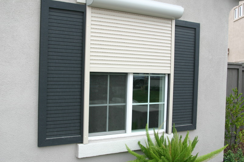 Monoblock Windows with Shutters and Mosquito Screen Sliding Window