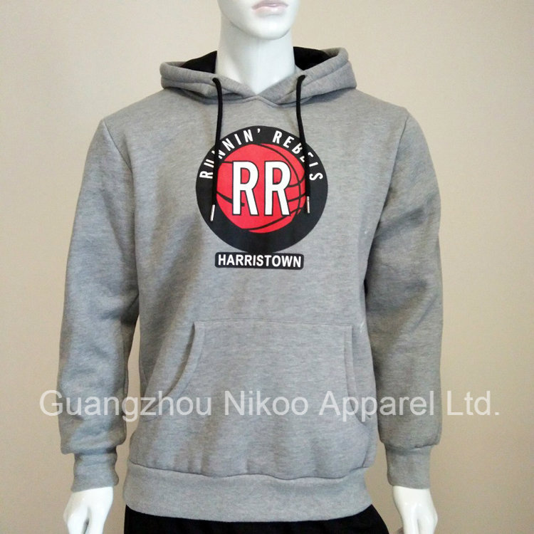Custom Silk Screen Printing Cotton Pullover Hoodies