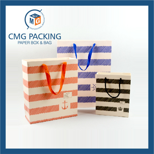 Custom Printed Shopping Paper Bag for OEM (DM-GPBB-090)