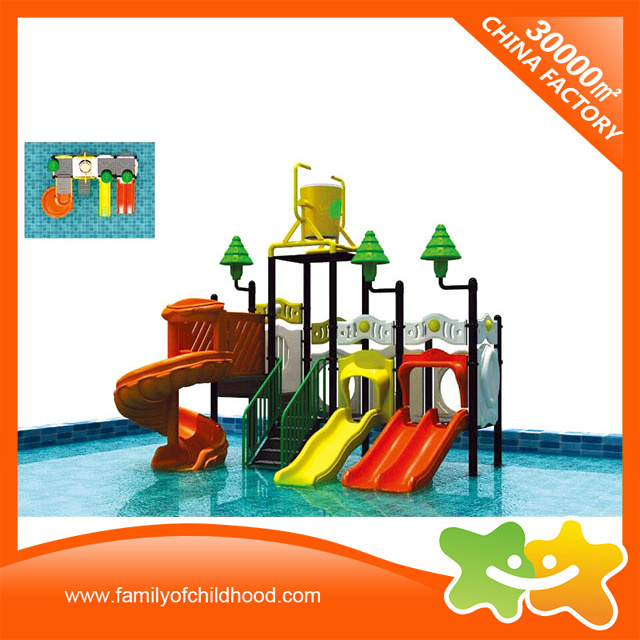 2017 Newest Design Plastic Water Slide for Children