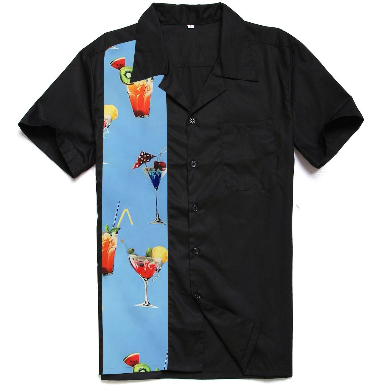 2017 Fashion Hawaiian Cocktail Printed Design Men Shirts